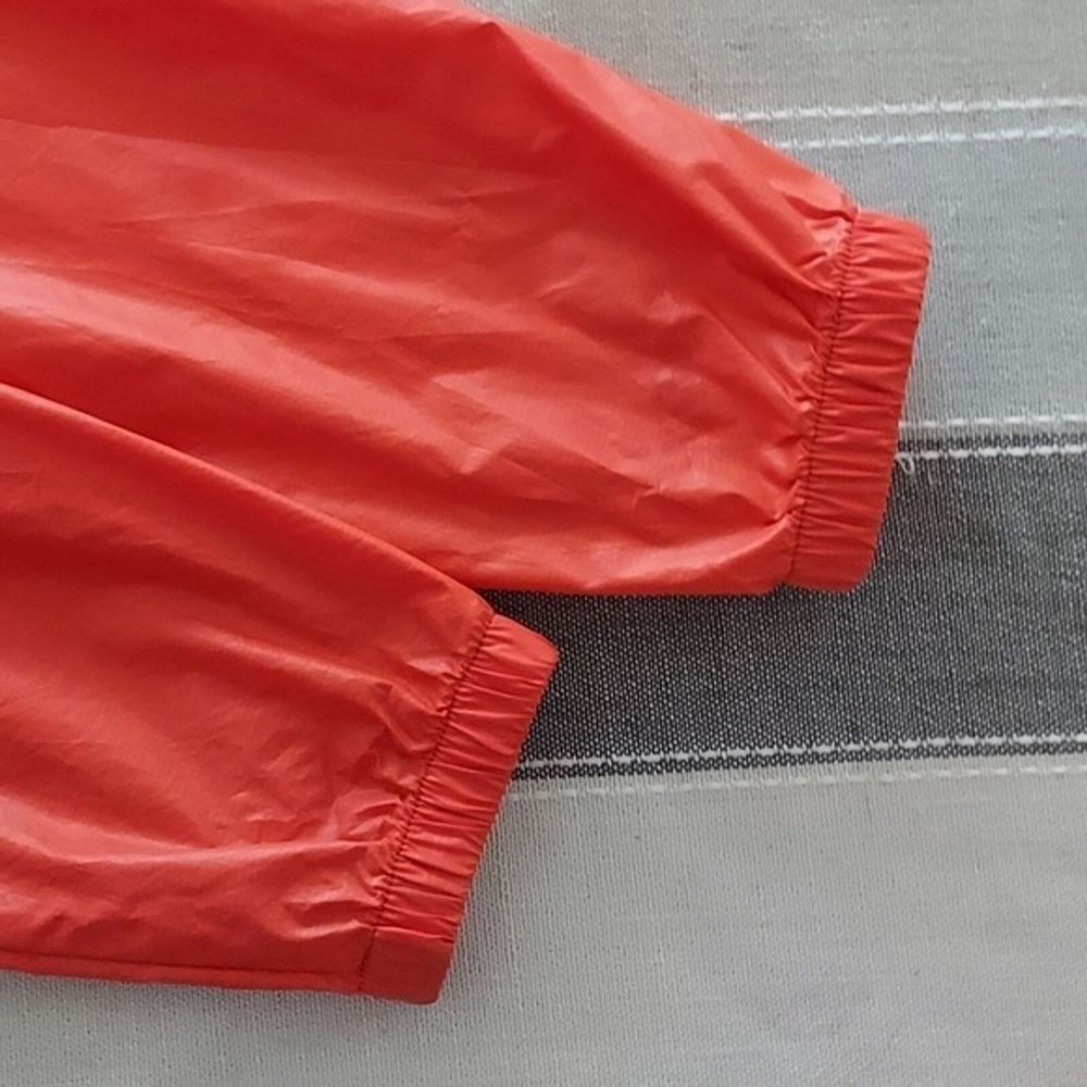 Hanna Andersson Unisex Youth Burnt Orange Windbreaker Hooded Jacket Size 160 12 - Picture 4 of 14